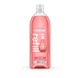 Method Gel Hand Soap Refill, Pink Grapefruit 34 oz – Clean-Label Cleanser for Uncluttered Bathroom