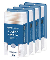 Amazon Basics Double-Tipped Cotton Swabs for Home Office, Precise Swabs for Electronics and Small Device Cleaning