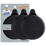MR.SIGA Silicone Bathtub Stopper – Aesthetic Sink Accessory for Modern Bathroom, 5.1" Silicone Plug Trio
