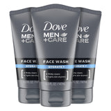 DOVE MEN + CARE Hydrate+ Face Wash – Streamlined Single-Step Cleanser for a Clean, Clutter-Free Vanity