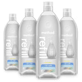 Method Gel Hand Soap Refill Sweet Water 34 oz 4 Pack for a Clutter-Free Intentional Countertop Setup