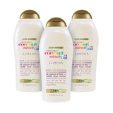 OGX Coconut Miracle Oil Body Lotion – Rich Post-Shower Moisturizer for Daily Nightly Body Care and Bath Time Wellness Ritual