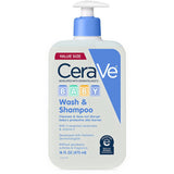 CeraVe Baby Wash & Shampoo 2-in-1 – Thoughtful Baby Shower Gift Basket Essential for New Parents