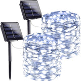 Luminex Solar String Lights – Thoughtful Birthday Gift for Her, Outdoor Patio Decor with 8 Lighting Modes