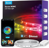 Govee RGBIC LED Strip Lights – Family-Friendly Playroom Accent Strip with Auto Shutoff Timer, 32.8ft