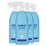 Method Bathroom Cleaner Eucalyptus Mint – Mindful Wind-Down Cleaning for Master Shower, Non-Toxic Soap Scum Foam Spray