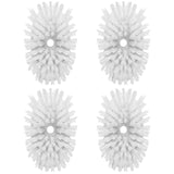 MR.SIGA Soap Dispensing Dish Brush Refills, 4 Pack – Hygienic 3-Month Replacement Heads for Cleaner Family Kitchens