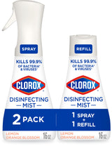 Clorox Disinfecting Mist for Mindful Clean Living, Spa Inspired Fresh Scent Surface and Upholstery Sanitizer