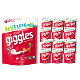 YumEarth Organic Giggles Chewy Candy – Allergy Safe Candy for Sensitive Kids, Top 9 Allergen Free Non GMO Snack Box