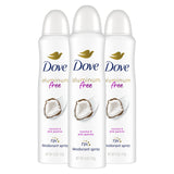 Dove Aluminum Free Deodorant Spray Cucumber & Green Tea Botanical Scent Layering for Women 3 Count 4 oz