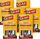 150 Count (Pack of 6) - Clear