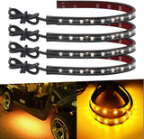 Keiurot Waterproof LED Strip Light – Open-Air Marine Deck & Vehicle Exterior Glow, 7 Color 12V 4-Pack