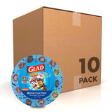 Glad Paw Patrol Plates Gift Set, 120 Count Disposable Paper Plates for a Boy Birthday Party Hostess or Paw Patrol Mom, 8.5 Inch