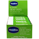 Vaseline Aloe Lip Balm Stick – 12 Pack Office Desk Supply for Workday Comfort and Focus