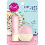 eos Birthday Cake Lip Balm – Family Safe Lip Care for School and Playroom, Screw Top Sphere for Kids