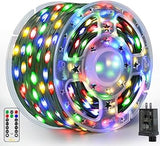 Ollny Child Safe Christmas Lights 330ft – 29V Cool Touch 1000 LED for Kids Bedrooms, Nursery and Playroom