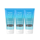 Neutrogena Hydro Boost Gentle Exfoliating Cleanser – Streamlined Hyaluronic Acid Face Wash for a Clean, Clutter-Free Vanity