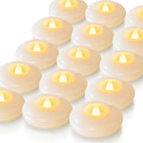 Homemory Flameless LED Floating Candles – Thoughtful Housewarming Gift for Her, Elegant Vase Decor in 12-Pack