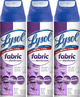 Lysol Fabric Disinfectant Spray for Nursery and Playroom, Sundrenched Linen 15 fl oz to Sanitize Couches and Soft Toys