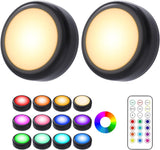Cadrim Puck Lights - Child Safe Battery Nightlight for Nursery, Playroom, and Bathroom Trips