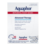 Aquaphor Repairing Foot Masks – Indulgent Foot Care Gift Set Alternative, Single-Use Sock Masks for Smooth, Heel-Softening Results