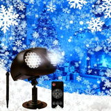 Lumastro Flameless Snowflake Projector – Child and Pet Safe Holiday Light with Auto-Off Timer, No Fire Risk