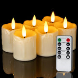 Homemory Flameless Votive Candles 12-Pack with Remote, Ready-to-Gift Box of Battery Candles for Housewarming, Mother's Day, and Weddings