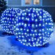 White Blue - 6ftx5ft