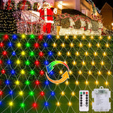 Brightown Battery LED Net Lights 3V Low Voltage – Flameless Safe Lights Around Kids Pets and Curtains