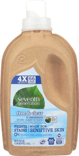 Seventh Generation Laundry Detergent Free & Clear – Non-Toxic Baby Laundry for Nursery Clothes and Cloth Diapers