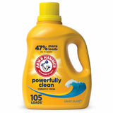 ARM & HAMMER Clean Burst Liquid Laundry Detergent for Kids' Sports Uniforms, 170 fl oz Family-Safe Bulk
