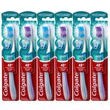 Colgate 360 Enamel Health Sensitive Toothbrush – Worry-Free Oral Care for Sensitive Teeth and Gums, Ultra-Soft Bristles, Pack of 6