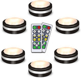 Starxing Puck Lights – Thoughtful Housewarming Gift for New Homeowners, 6 Pack with Remote