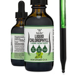 Double Wood Chlorophyll Drops - Daily Detox Companion for Mindful Self-Care and Cleanse Support, 2oz Bottle