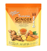 Prince of Peace Instant Ginger Honey Crystals with Turmeric – Bedside Wind-Down Ritual for Sore Throat and Sinus Relief