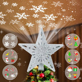 [Brand Name] Star Tree Topper with Light Show – Thoughtful Christmas Gift for Her, Housewarming Present with Built-In LED Projector