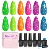 Beetles Pearl Mermaid Gel Polish – Vanity-Style Shimmer Nail Set That Doubles as Bedroom Decor