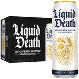 Liquid Death Still Mountain Water – Clean Single-Ingredient Hydration for Yoga Retreats and Spin Studio