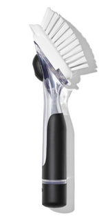 OXO Good Grips 2-in-1 Soap Dispensing Dish Brush for Clutter-Free Kitchen Sinks, Replaces Separate Brush and Bottle
