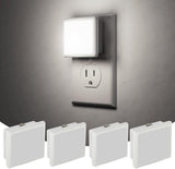 JandCase Night Light 2 Pack – Thoughtful Housewarming Gift for New Homeowners, Warm White Plug-in LED with Auto Sensor