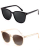 A03(2 Pack)black Frame/Grey Lens+transparent Brown Frame/Gradient Brown Lens