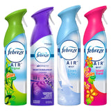 Febreze Air Freshener Odor Eliminator Spray 4 Pack, Scented Mist to Match Living Room Aesthetic and Cozy Ambiance