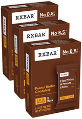 RXBAR Peanut Butter Chocolate Protein Bar – Durable Gym Bag Snack for Post-Workout Recovery