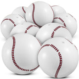 Bedwina Inflatable Soccer Balls Bulk 12-Pack 16-inch – Safe Pool & Backyard Toys for Kids, Toddlers, and Sports-Themed Birthday Parties