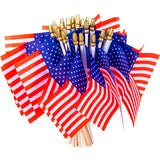 Patriotic Mini American Flag 40 Pack – Thoughtful Memorial Day and 4th of July Gift Basket Filler for Veterans and Patriotic Friends