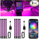 Winzwon APP Control LED Lights for Truck Bed and SUV Cargo – Road Trip and Campsite Night Setup, 12V USB Powered