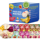 ONETANG Freeze-Dried Mixed Fruit, Daycare Snack Bag Filler, Allergen-Free Toddler Friendly Fruit Packs