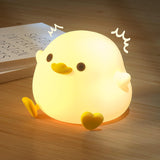 UNEEDE Silicone Kids Night Light – Cuddly Animal Toddler Lamp for Nursery and Bedroom, Squishy Rechargeable Bedside Light