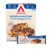 Atkins Lemon Flavored Snack Bar – Desk Drawer Snack for Busy Workday Focus, High Protein Low Carb