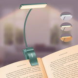 Gritin Clip On Book Reading Light with 3 Color Modes – Cozy Valentine's Day Gift for Her and Book Lovers